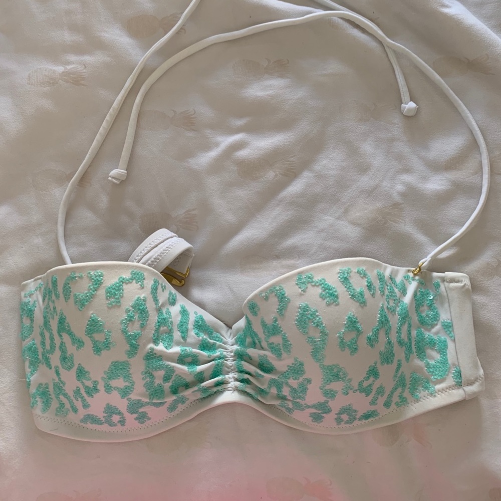 Victoria’s Secret bathing suit top.